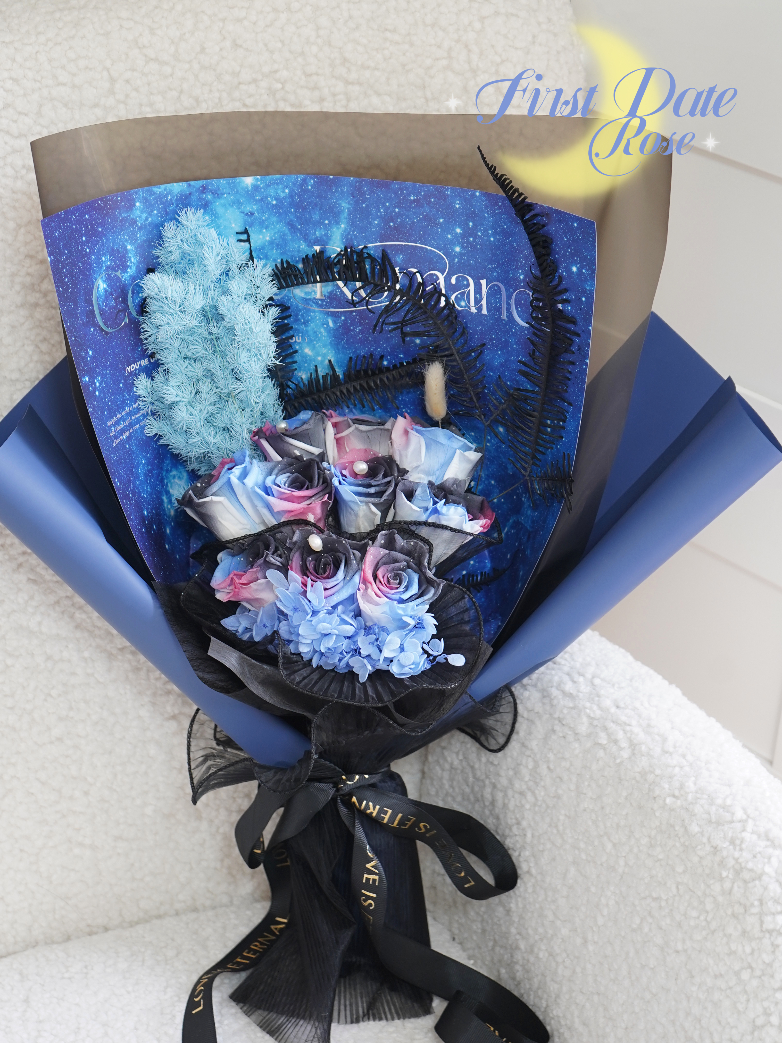 “🌌璀璨银河”星空玫瑰花束